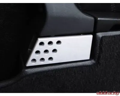 Rennline Perforated Aluminum Interior Door Handle Set Porsche 993 1994-1998 - DH10      SILVER